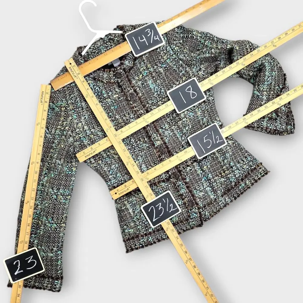 Eccoci tweed blazer